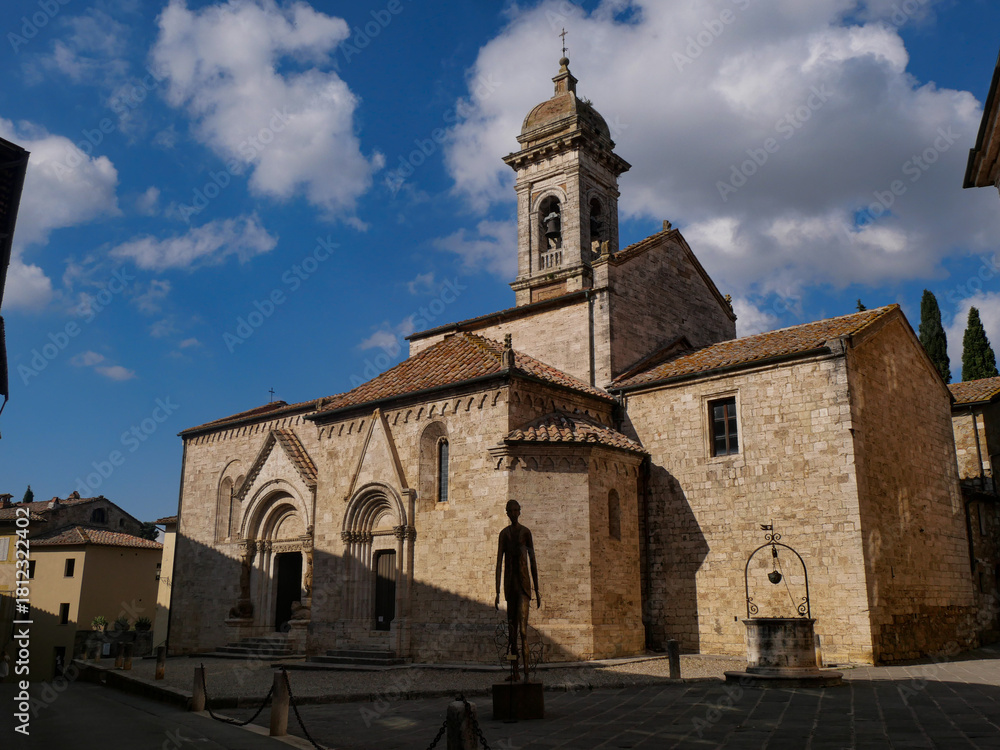 Naklejka premium San Quirico d'Orcia - Italie - Toscane