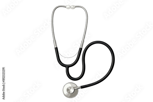 Professional medical stethoscope for healthcare diagnosis and cardiology examination
