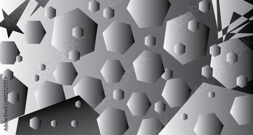 Reflection of a  Black Glossy abstract background