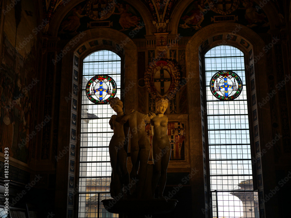 Naklejka premium Sienne - Italie - Toscane