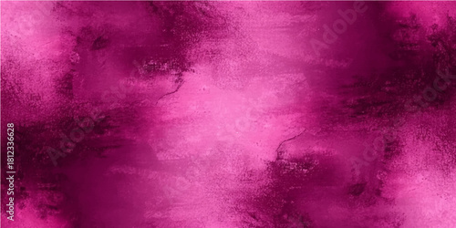 Dark textured grunge pink and purple wall with copy space for an abstract vintage backdrop design