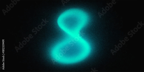 A 3D illustration of a glowing blue neon question mark icon for a business concept or FAQ
