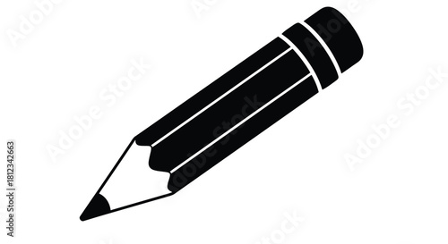 Abstract geometric pattern with dynamic lines and shapes in a striking silhouette design