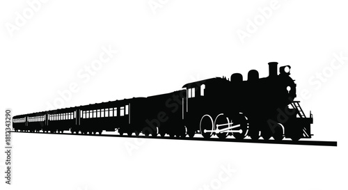 Abstract dynamic geometric shapes with bold contrasting colors and a striking silhouette effect