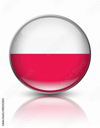 Free Download Poland Flag button - GFXLoad