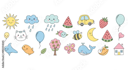 Smiling young woman stands outdoors with colorful umbrella on a bright day