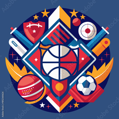 sporty and powerful theme.