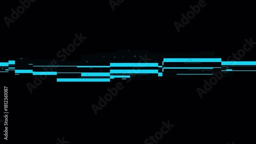 Abstract Glitch Art - Dynamic Digital Noise and Distortion.