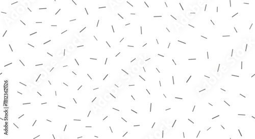 A simple, scattered pattern of short, handdrawn black lines on, creating a minimalist and slightly textured effect, isolated on