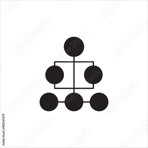 Business structure icon. illustration isolated on white background.