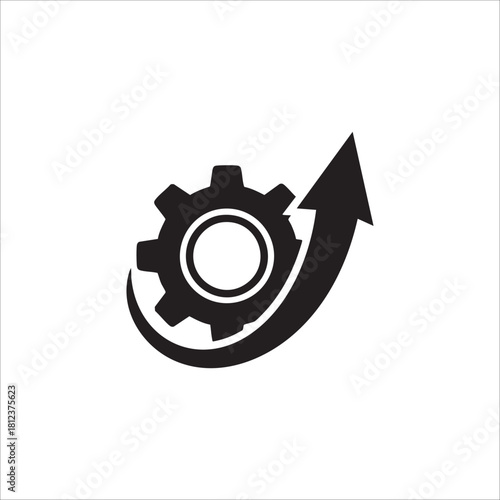 Work efficiency icon. illustration isolated on white background.