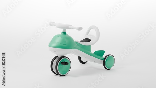 green plastic car