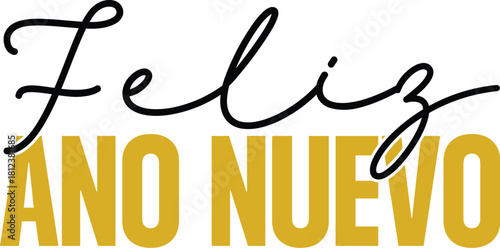 Feliz Ano Nuevo 2026 Svg