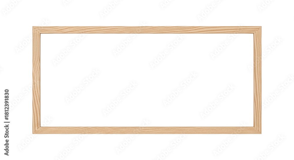Obraz premium Minimalist Wooden Frame Design Simple, Elegant, and Versatile for Various Display Needs