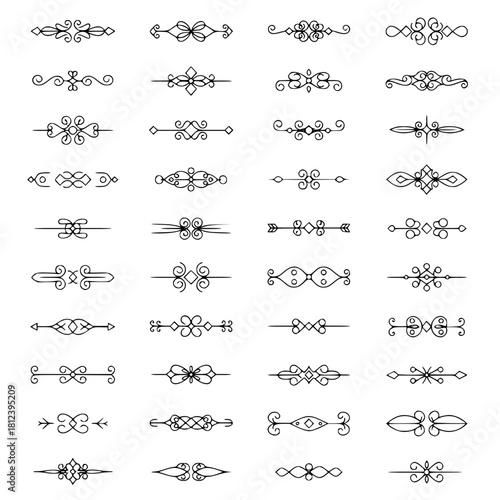 calligraphic design elements