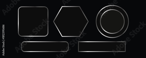 Transparent glass shape