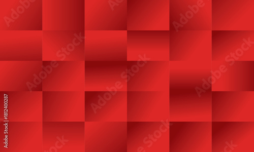 Red Geometric Tile Pattern Abstract Background