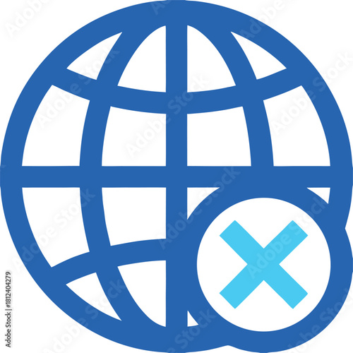 Global Offline Icon for No Internet Connection