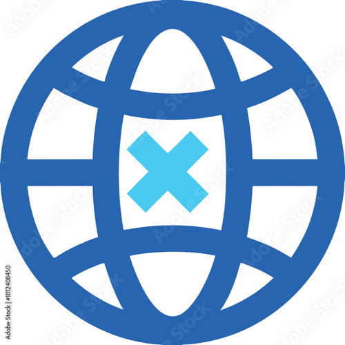 Internet Off Icon for Disconnected Status