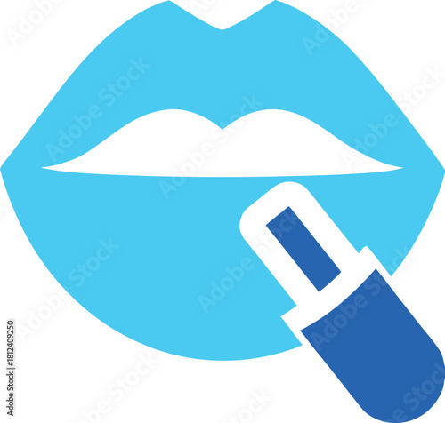 Lip Care Icon for Beauty Treatment