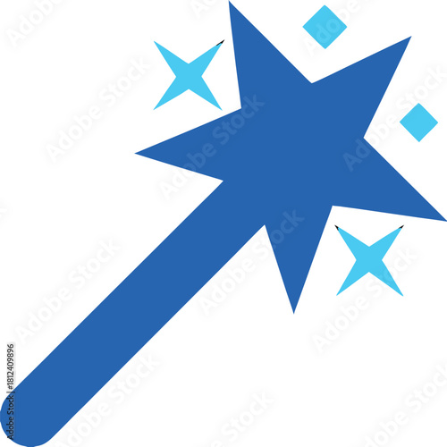 Magic Wand Creativity Icon for Design Tools