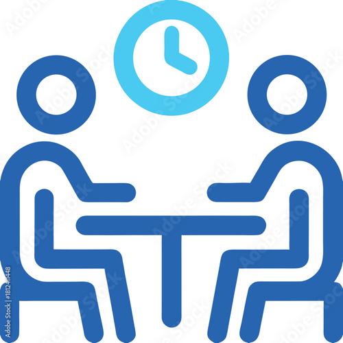 Office Team Icon for Corporate Group