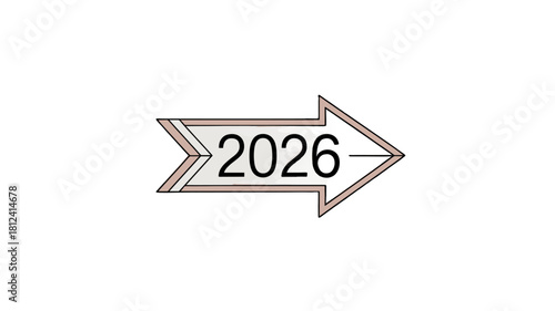 A conceptual image of the year 2026. 