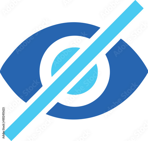 Vision Disability Blind Icon for Accessibility Support