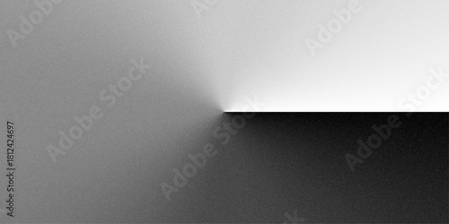 Accent high contrast abstract background with analog gray grain, dotted noise and a soft gradient. A premium black and white abstract texture suited for presentations, and creative visual work.