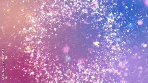 Sparkling abstract lights shifting purple and pink