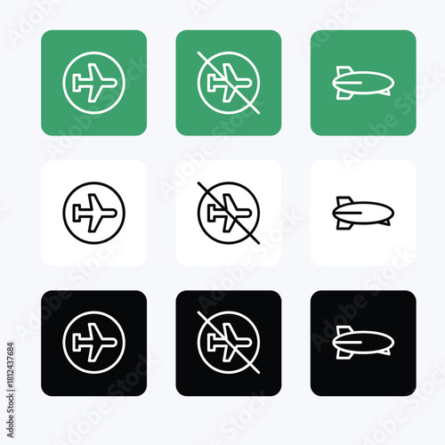 Transport vector icon illustration. Vector icon set