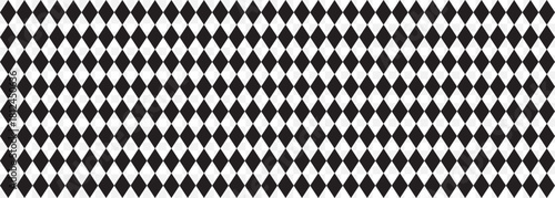 seamless geometric pattern with triangles, Black diamond checkerboard repeat pattern, replete image, design for fabric printing. EPS 10.