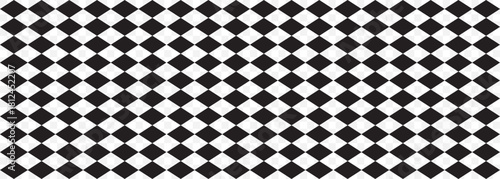 Seamless harlequin pattern-black and white. Bavarian Oktoberfest seamless pattern with blue and white rhombus Flag of Bavaria Oktoberfest blue checkered background. EPS 10.