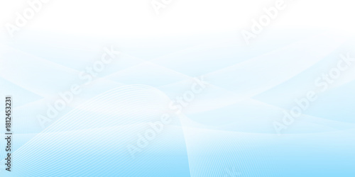 Abstract white wavy glowing lines on a blue background. Futuristic digital high-technology pattern. Health Care concept. Vector illustration