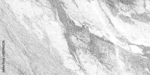 Gritty white marble texture with stipple grain. Distressed stone background with grunge mood overlay. Soft imperfect mineral surface for design work.