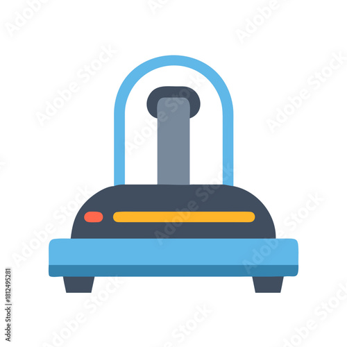 Stylized illustration of a smart home device on a black background for modern technology