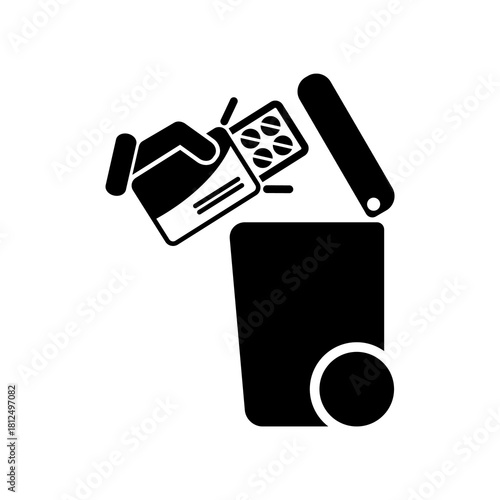 Separate waste collection icon