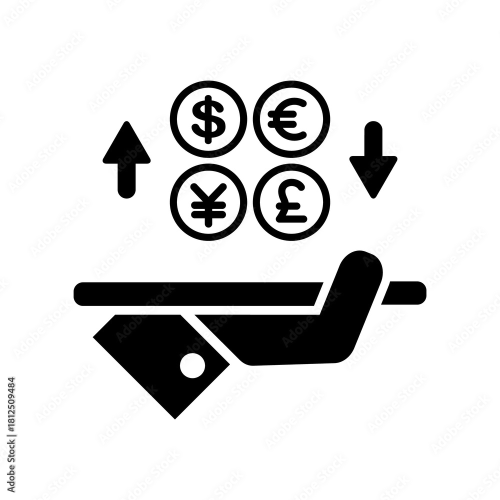 Fototapeta premium Foreign currency exchange