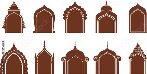 Collection of Traditional Indian Architectural Doorway and Arch Designs