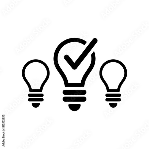 фотографія Best idea picking - Vector web icon