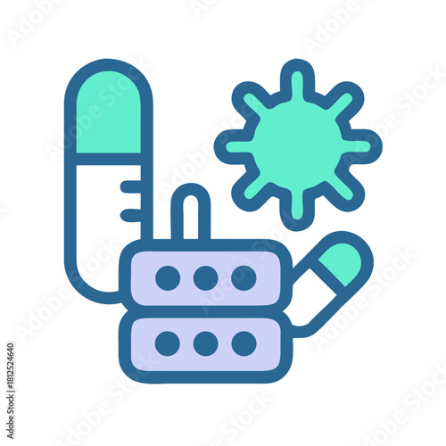 Antiviral Medication with Virus Cell: Medical solution concept for disease cure