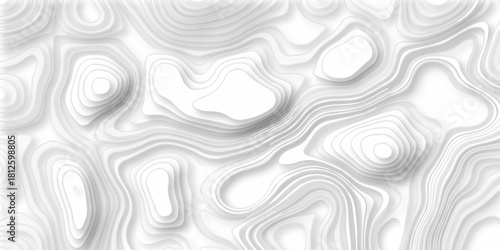Abstract topography pattern seamless lines sea map modern design white background. Abstract digital topographic contour map concept space geometric strip grid line. Natural discovery of maps.	
