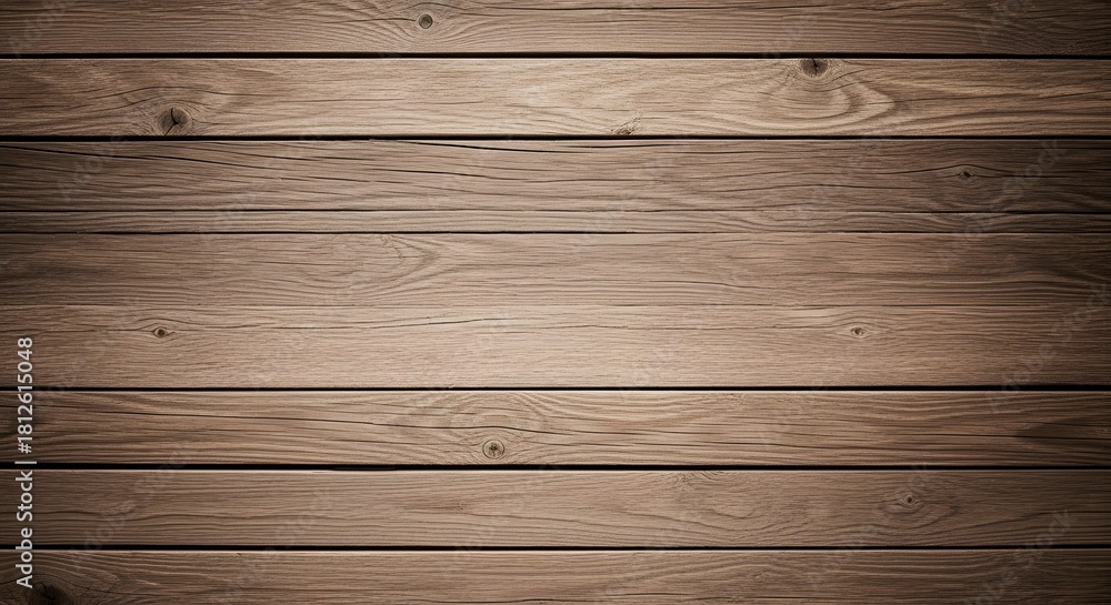 Naklejka premium Horizontal Wooden Planks with Natural Grain and Knots background