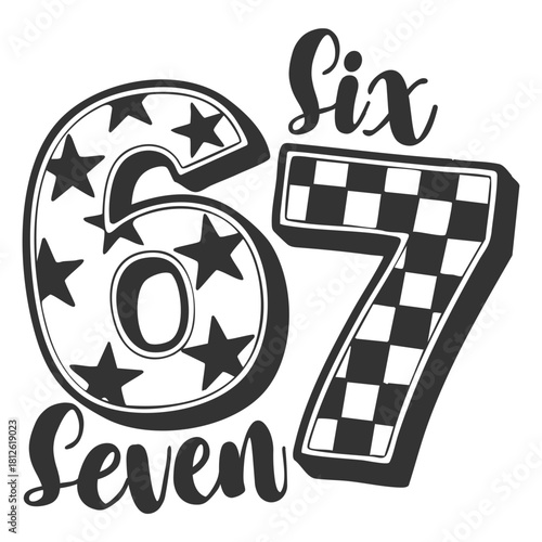Retro 67 - 67 Six Seven Design