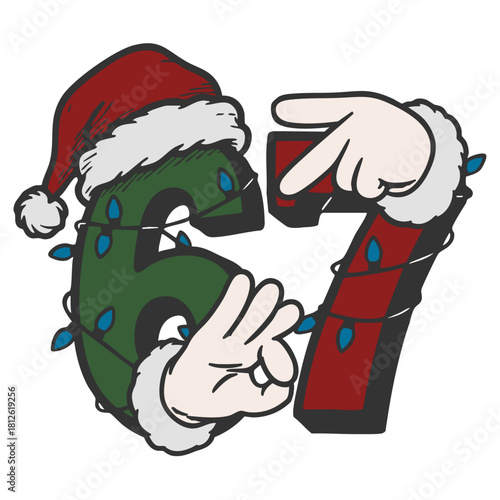 Christmas 67 Hands - 67 Six Seven Design