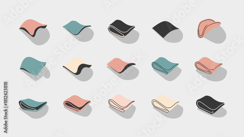 Collection of various notebooks and notebook covers in different colors and styles, showcasing diverse designs and textures