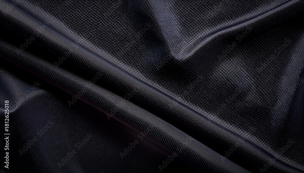 Obraz premium Black Fabric Texture As Background