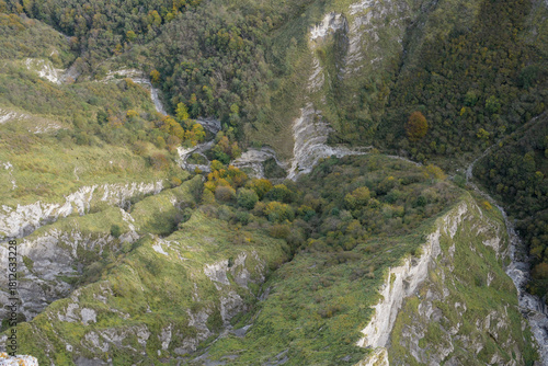 Views of Delika Canyon from Mount Santiago