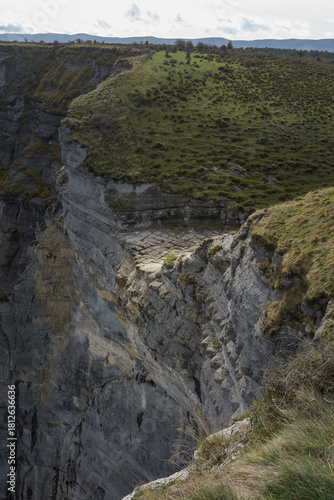 Views of Delika Canyon from Mount Santiago