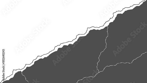 abstract minimalist geographical border map showing coastal region boundary with irregular shoreline contour in monochromatic gray tones